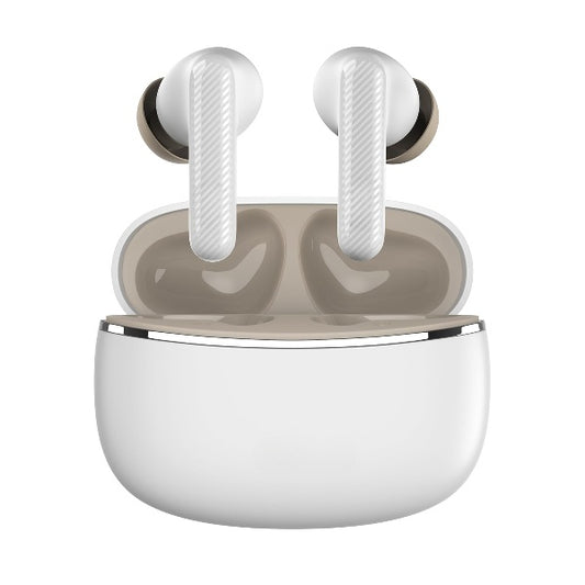 Aura Buds in Ear Truly Wireless Earbuds with 60H of Playtime, Quad Mic with ENC, Dual Device Pairing, Instacharge(10 Min=150 Min),12Mm Polymer Composite Driver,BT V5.3(Aura White)